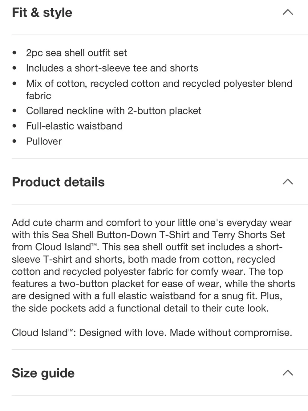 cloud island Light Blue Shell-Texture Polo & Shorts Set